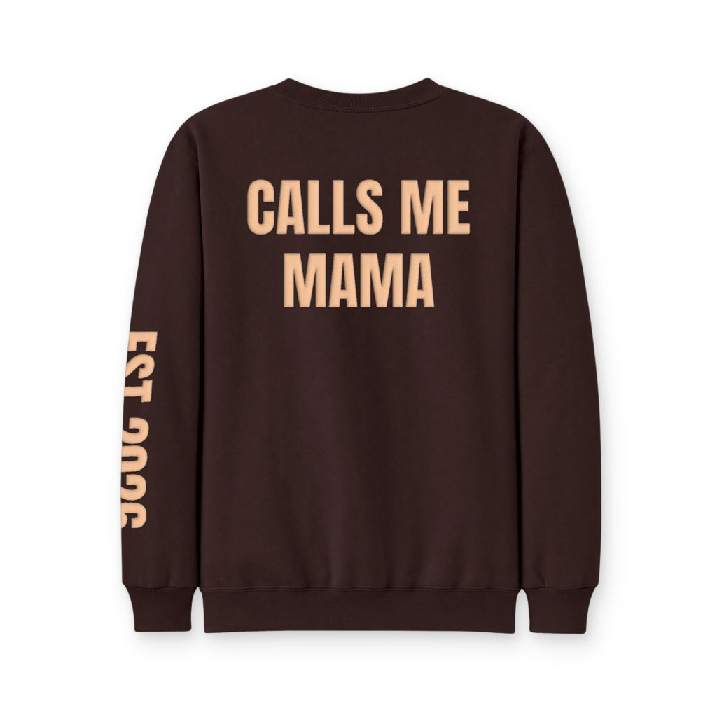Personalized Hunting Mama Sweatshirt, My Favorite Hunting Buddy, Hunter Orange Puff Sweatshirt, Custom Hunting Mom Gift