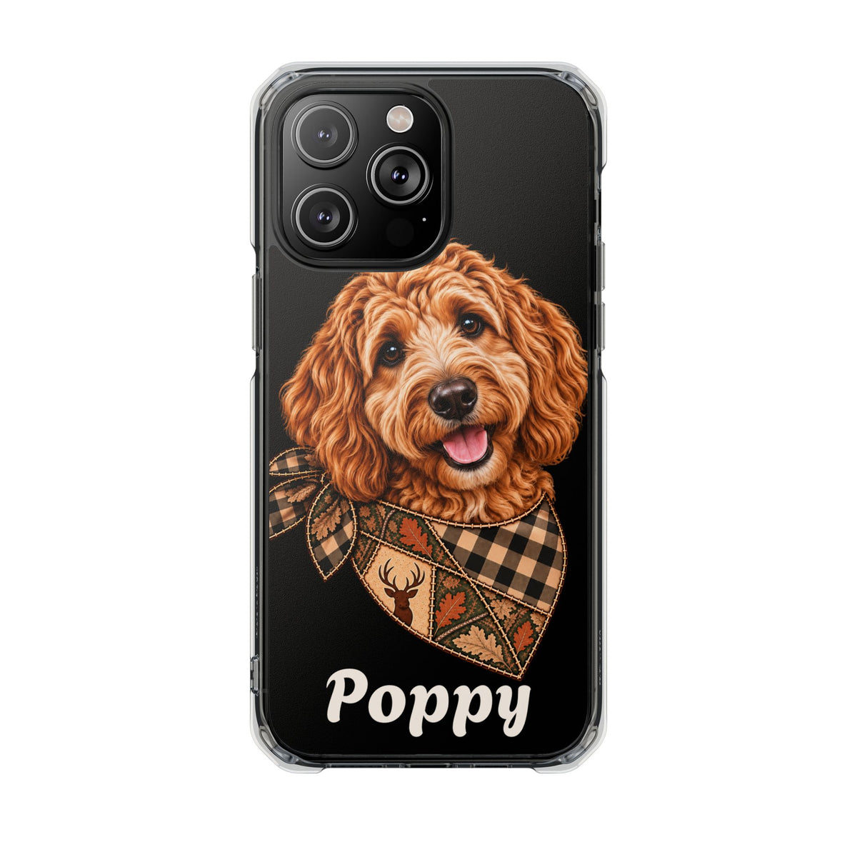 Clear Magnetic Phone Case — Doodle Personalized