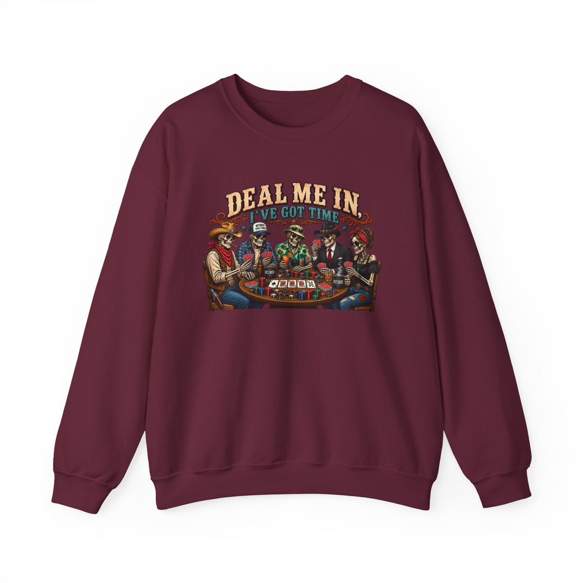 Deal Me In Poker, retired, Crewneck Sweatshirt
