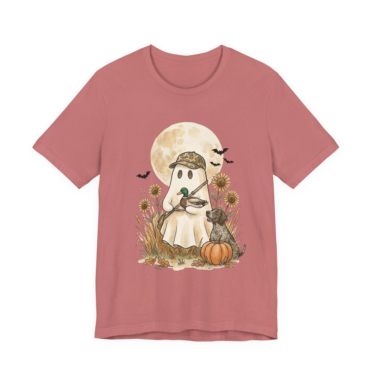 Ghost Hunting Tee | Spooky Hunting, Harvest Moon Halloween Shirt