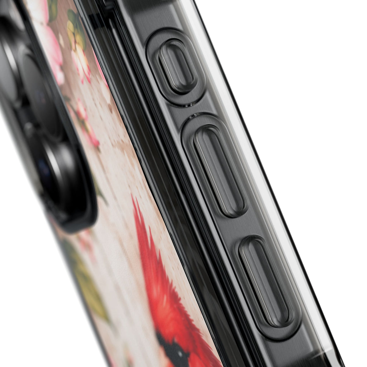 Clear Magnetic Phone Case Cardinal Scene