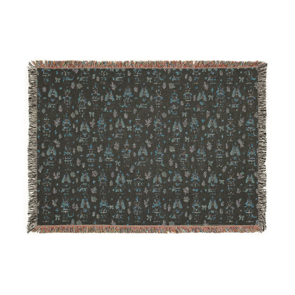 Dog Nutcracker Christmas Blanket - Ivory Woven Holiday Throw