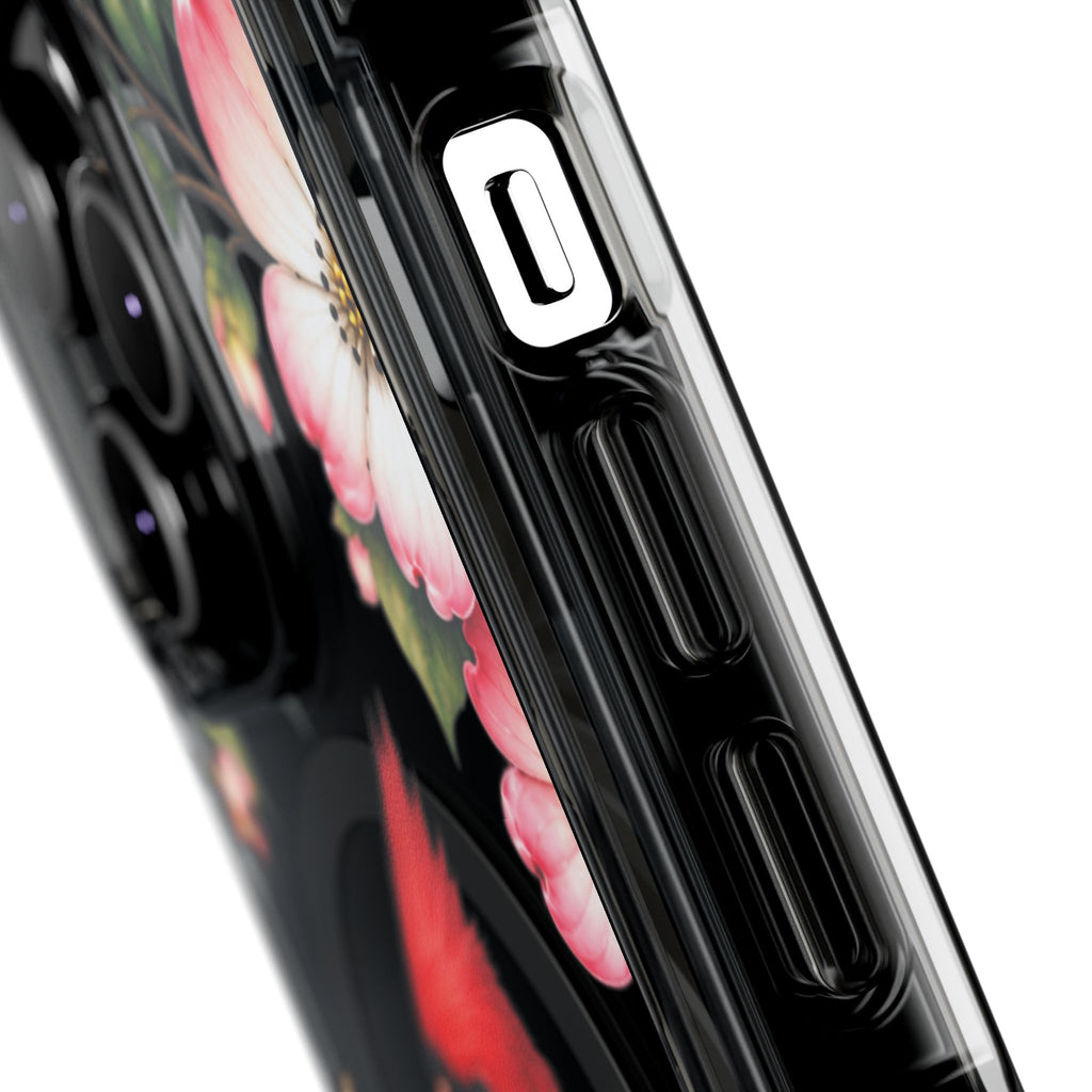 Clear Magnetic Phone Case — Cardinal Scene