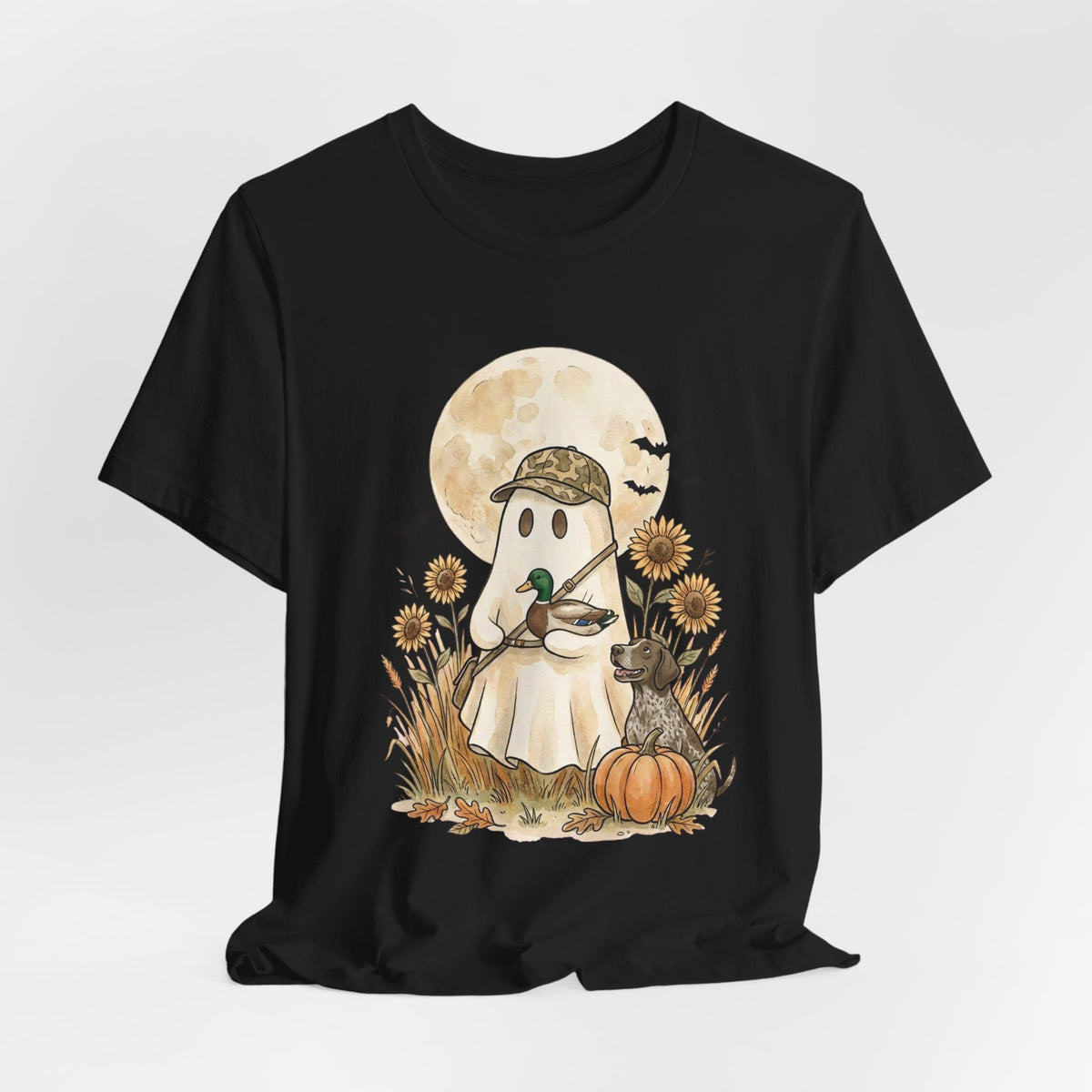 Ghost Hunting Tee | Spooky Hunting, Harvest Moon Halloween Shirt