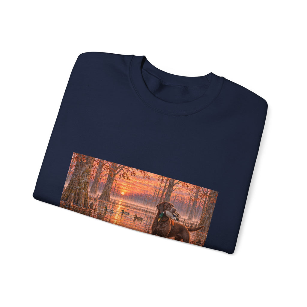 Moose at Sunset Crewneck Sweatshirt