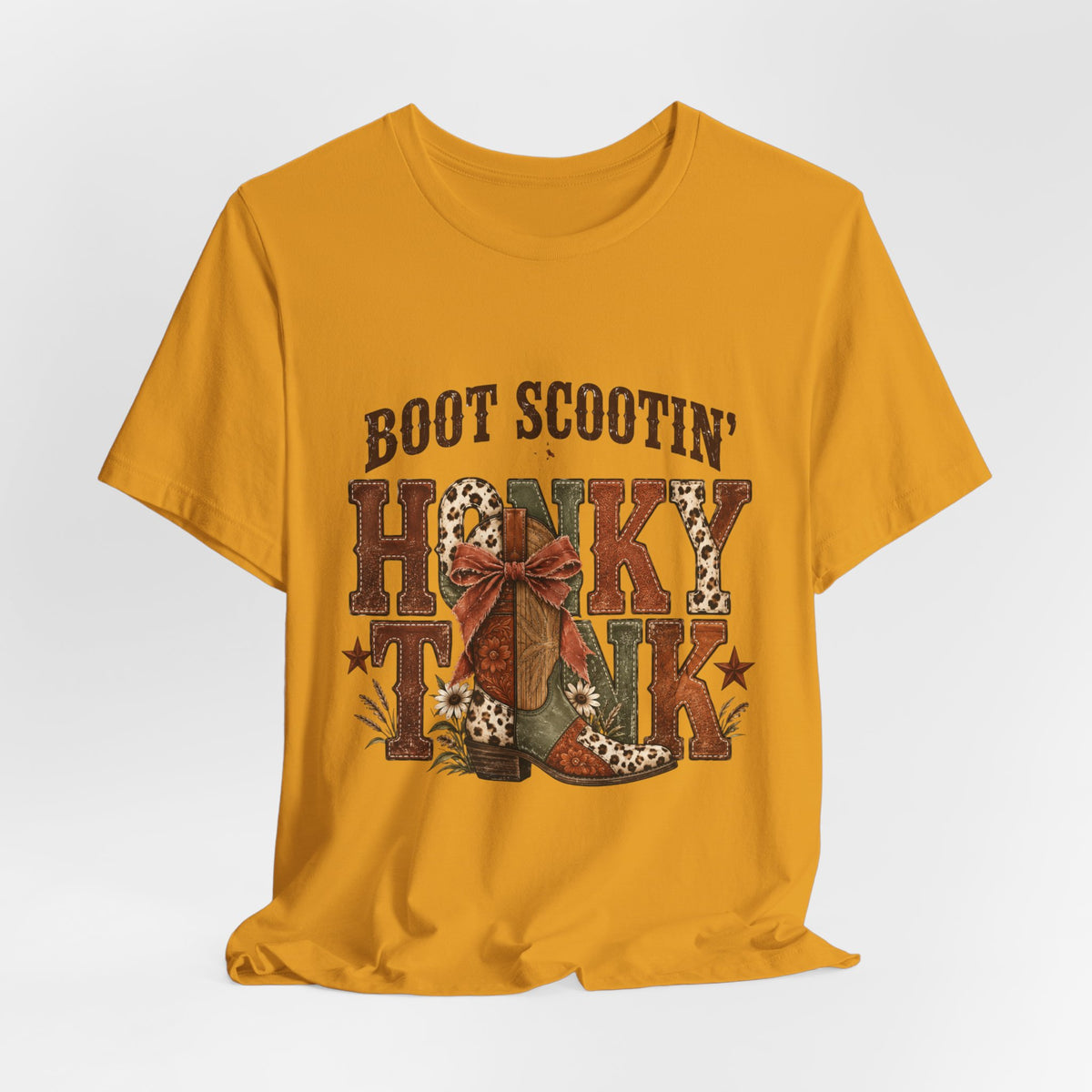 Boot Scootin' Cowboy Boot Tee | Country Western, Barn Dance Shirt