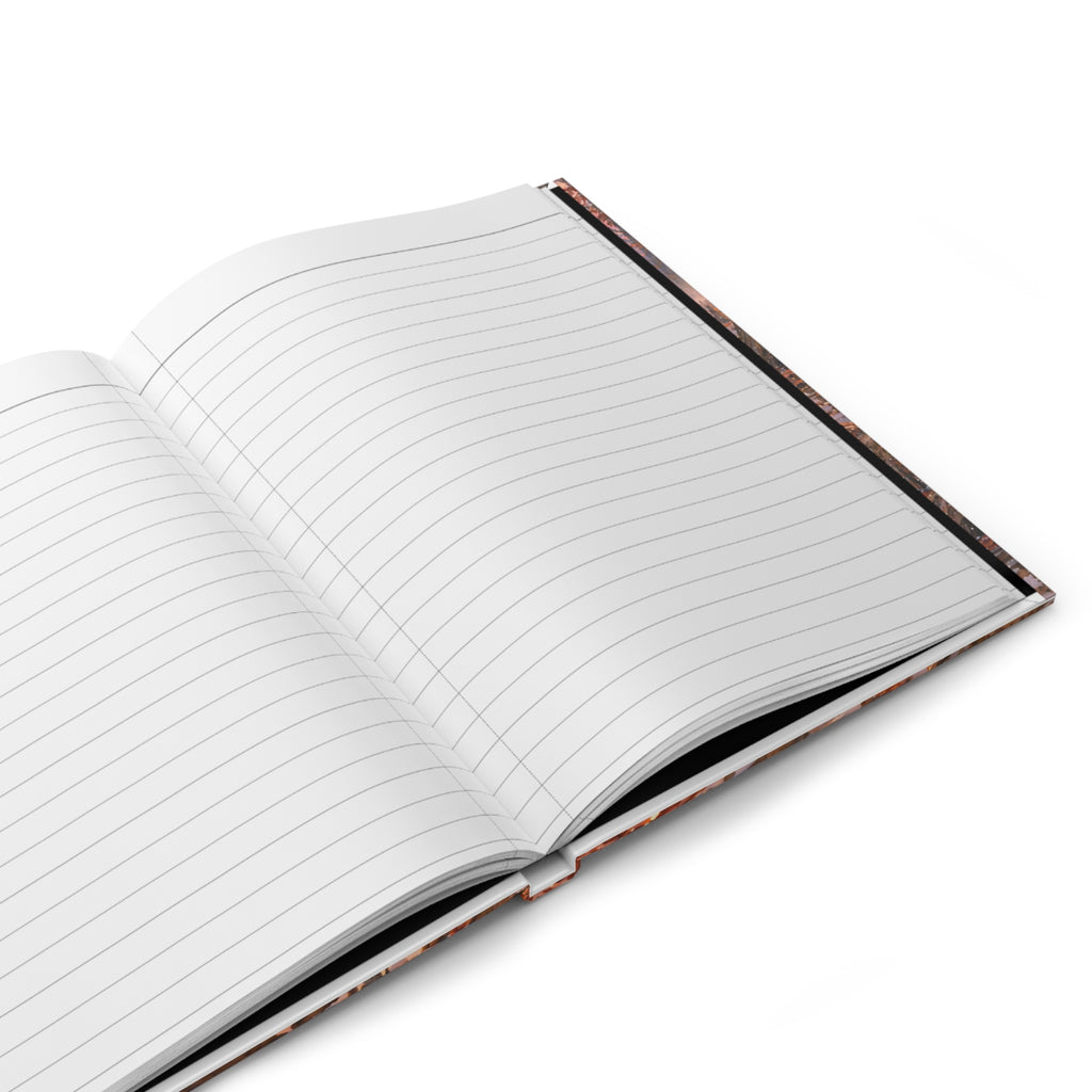 Autumn Marsh Pointer Journal — Lined Hardcover Notebook for Dog Lovers & Nature Sketching