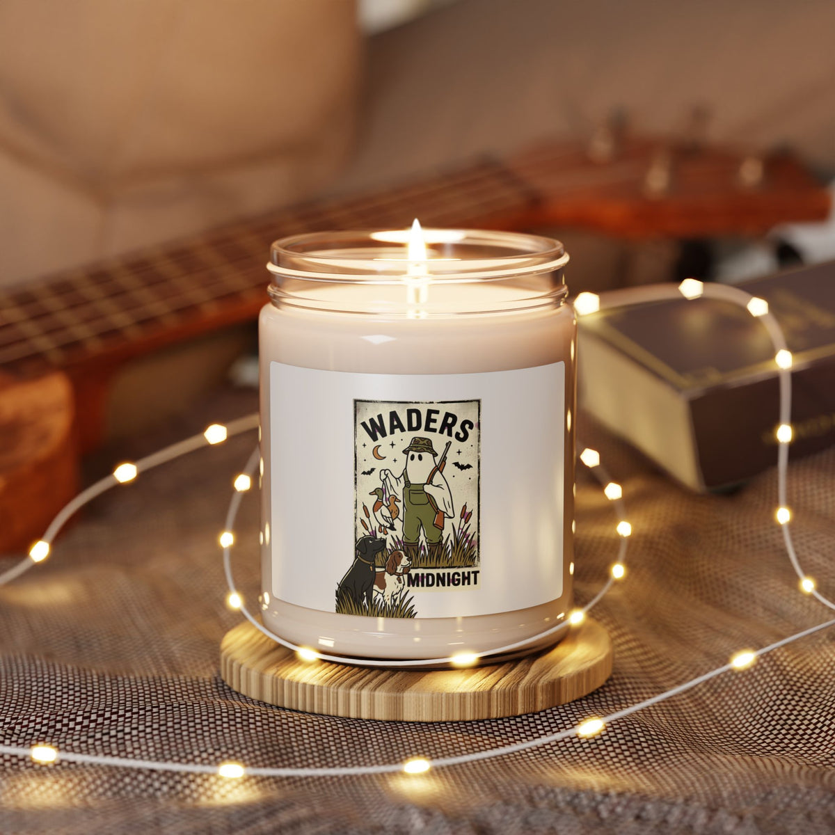 Waders Midnight Candle, Soy Jar | Spooky Hunting, Rustic Outdoors