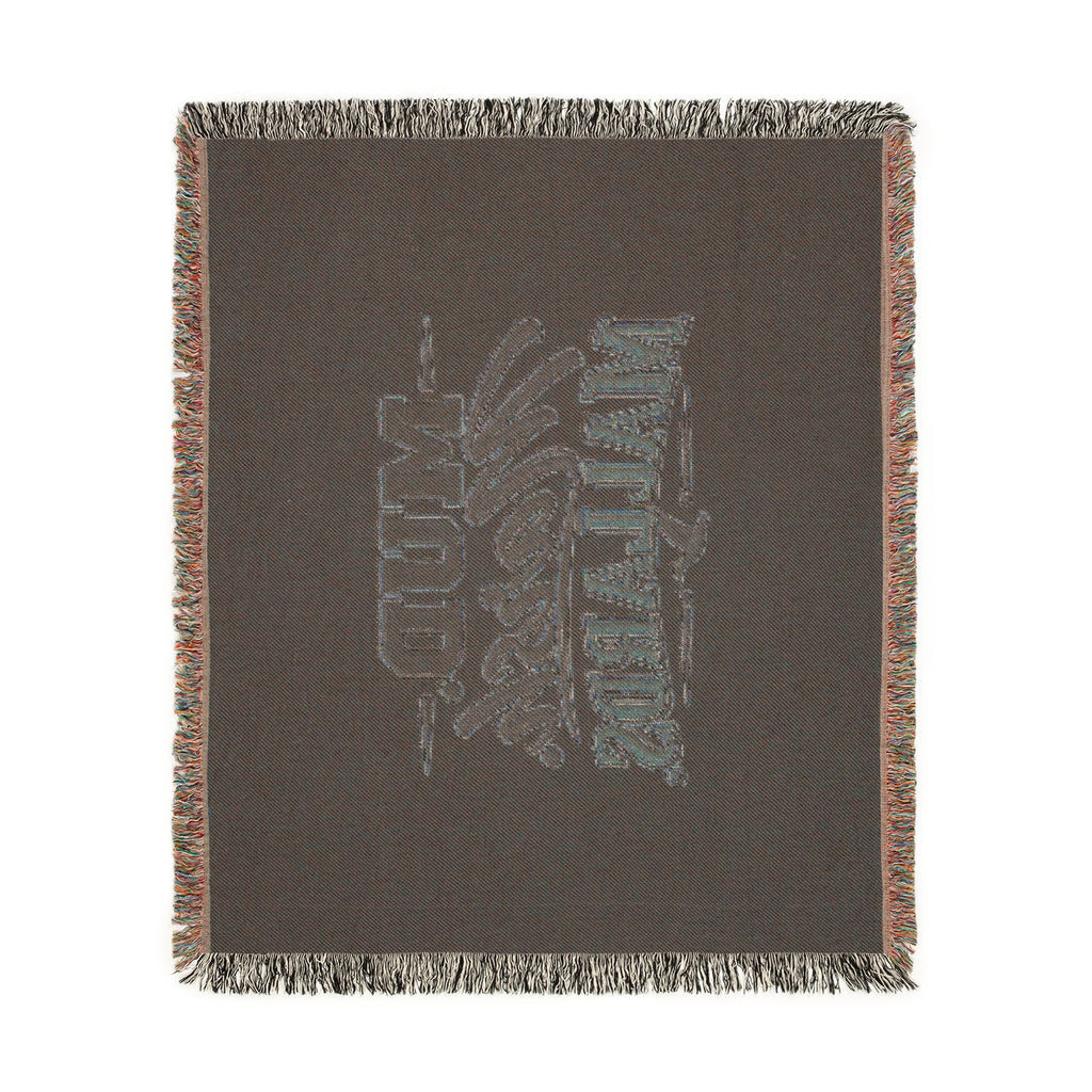 Mud Marsh Mallards Woven Blanket — Rustic Duck Hunting Throw