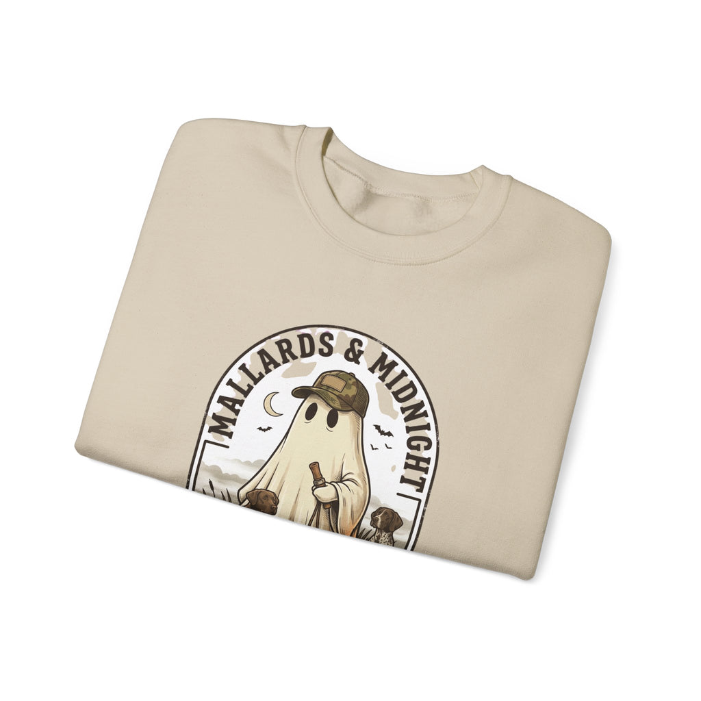 Mallards & Midnight ghost duck crewneck sweatshirt | spooky hunting, Halloween