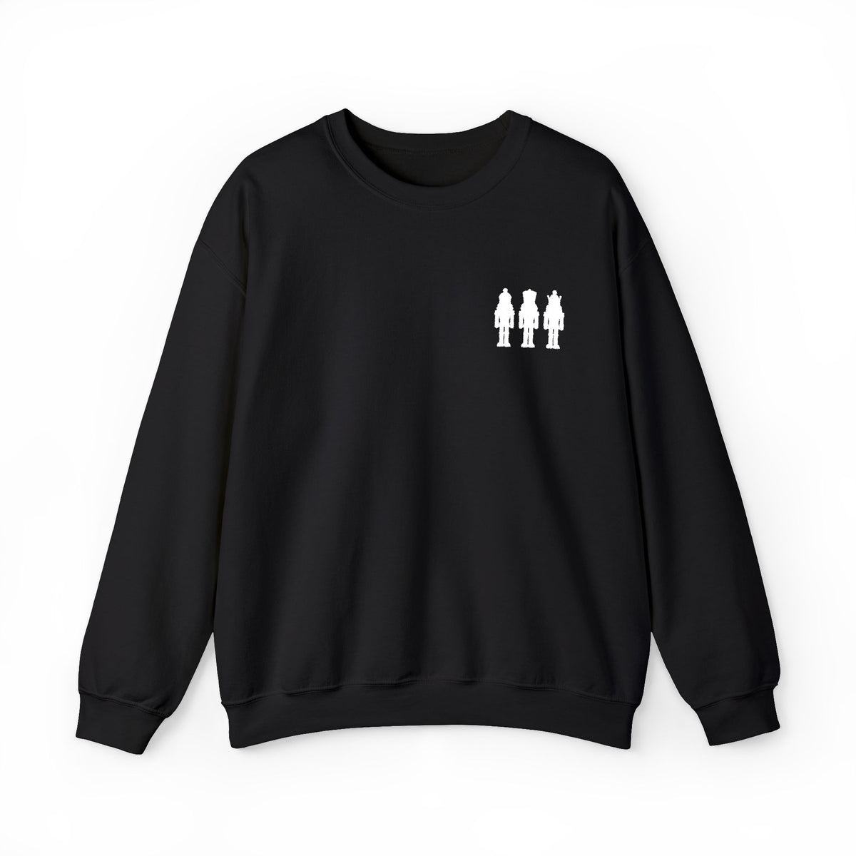 Three Nutcrackers Embroidered Crewneck Sweatshirt | Christmas Sweater