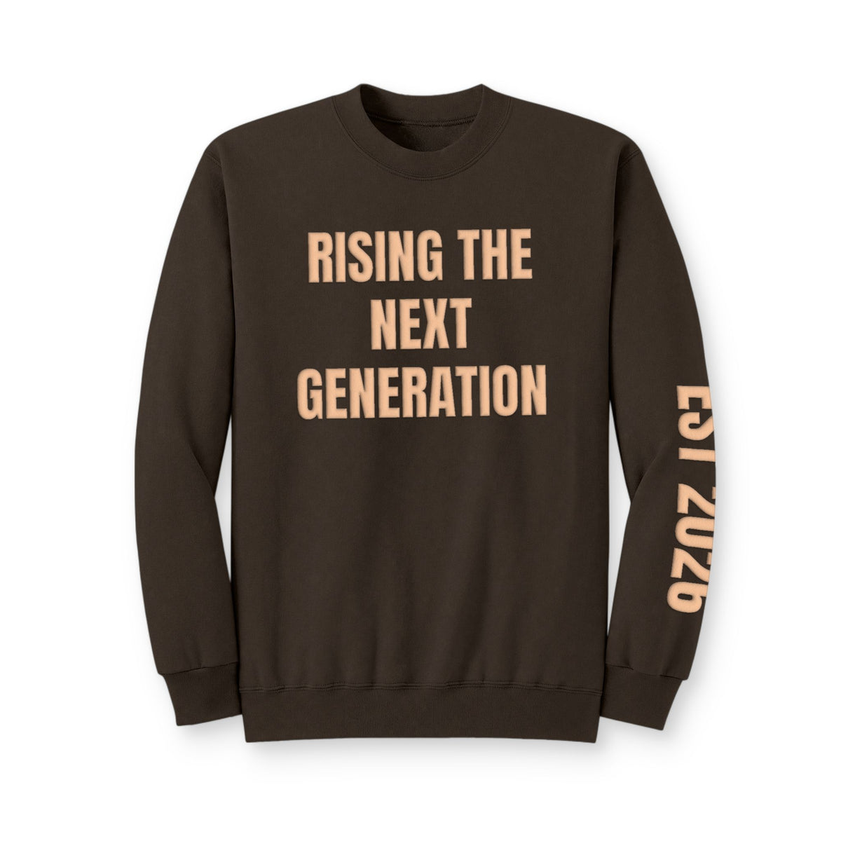 Personalized Hunting Mama Sweatshirt, Raising the Next Generation, Hunter Orange Puff Sweatshirt, Custom Hunting Mom Gift