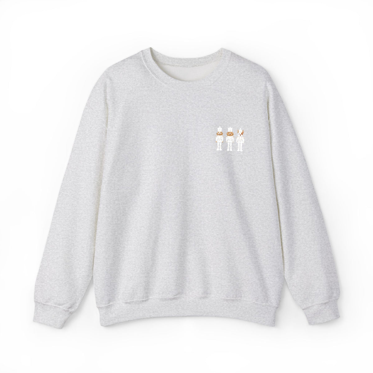 Nutcracker Dogs Embroidered Sweatshirt | Christmas Dog Lover Gift