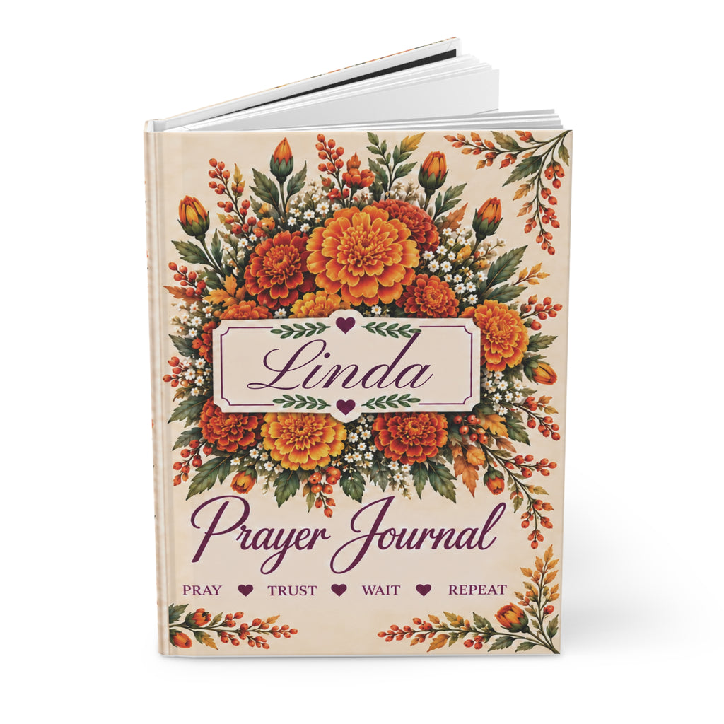 Personalized November Birth Flower Prayer Journal, Chrysanthemum Christian Notebook, Jeremiah 29:11 Bible Verse Gift for Her