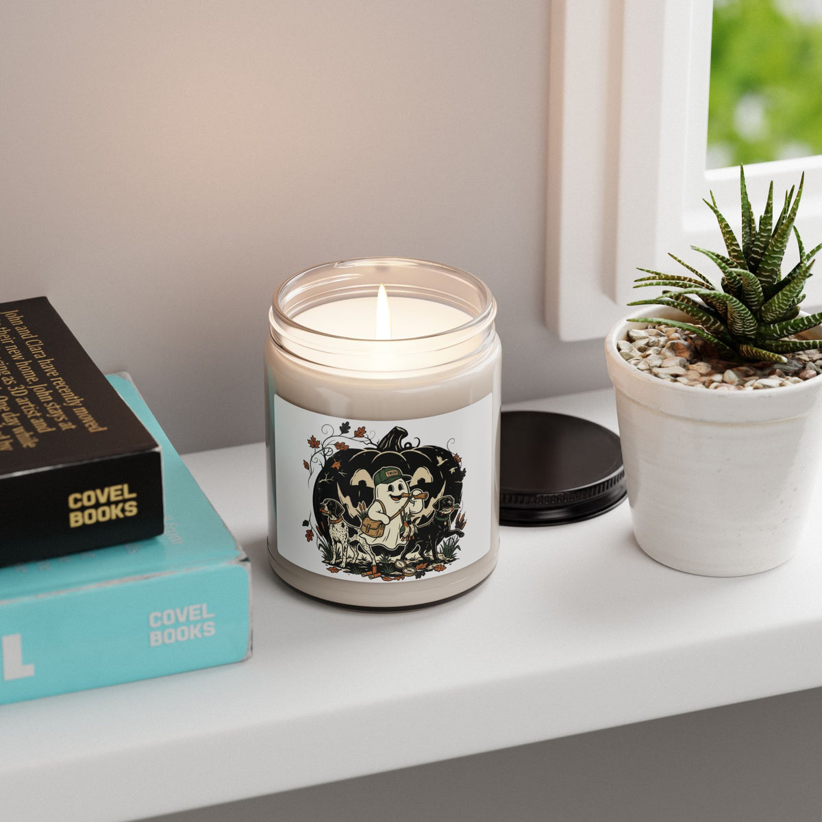 Mallards & Midnight ghost duck candle, Halloween spooky hunting Scented soy candle