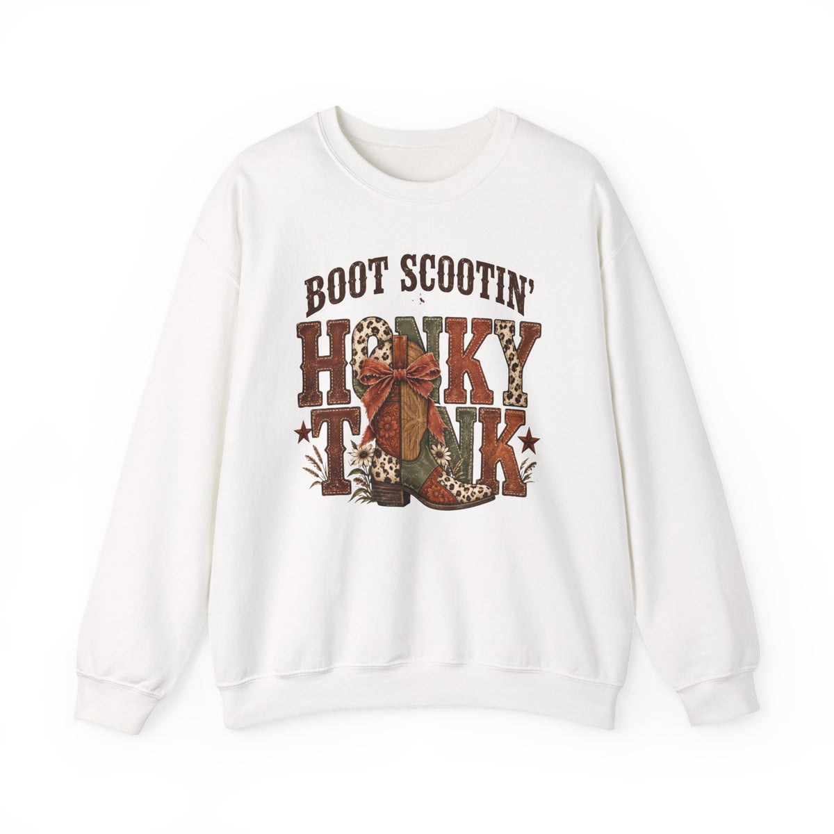 Boot Scootin' Cowboy Boot Sweatshirt | Country Western Graphic