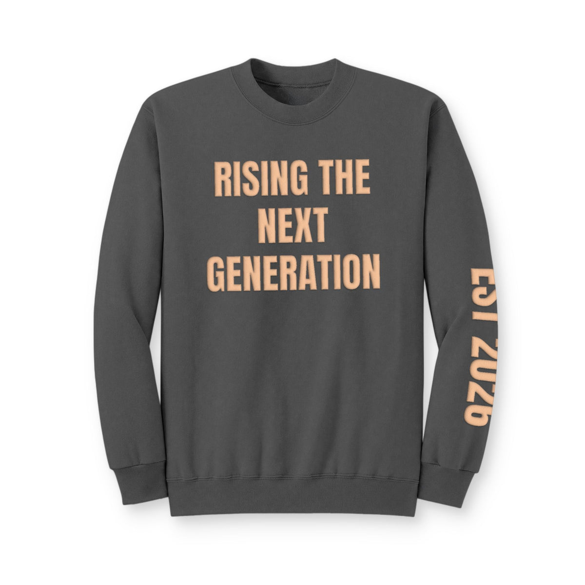 Personalized Hunting Mama Sweatshirt, Raising the Next Generation, Hunter Orange Puff Sweatshirt, Custom Hunting Mom Gift