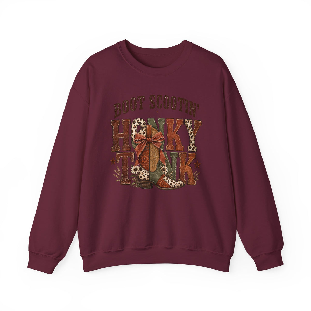Boot Scootin' Cowboy Boot Sweatshirt | Country Western Graphic