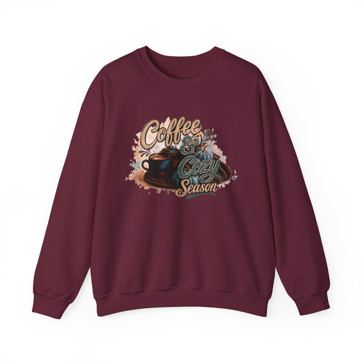 Coffee & Cozy Season Sweatshirt | Fall Coffee Lover Crewneck