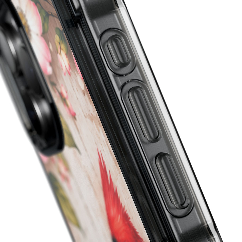 Clear Magnetic Phone Case Cardinal Scene