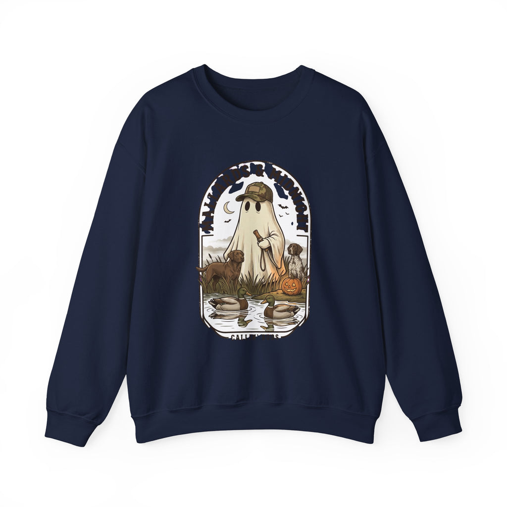 Mallards & Midnight ghost duck crewneck sweatshirt | spooky hunting, Halloween