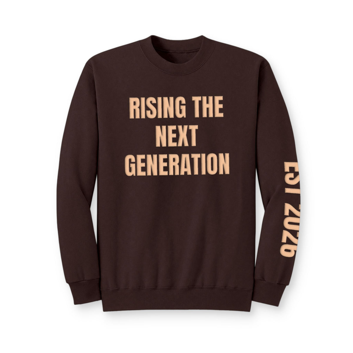 Personalized Hunting Mama Sweatshirt, Raising the Next Generation, Hunter Orange Puff Sweatshirt, Custom Hunting Mom Gift