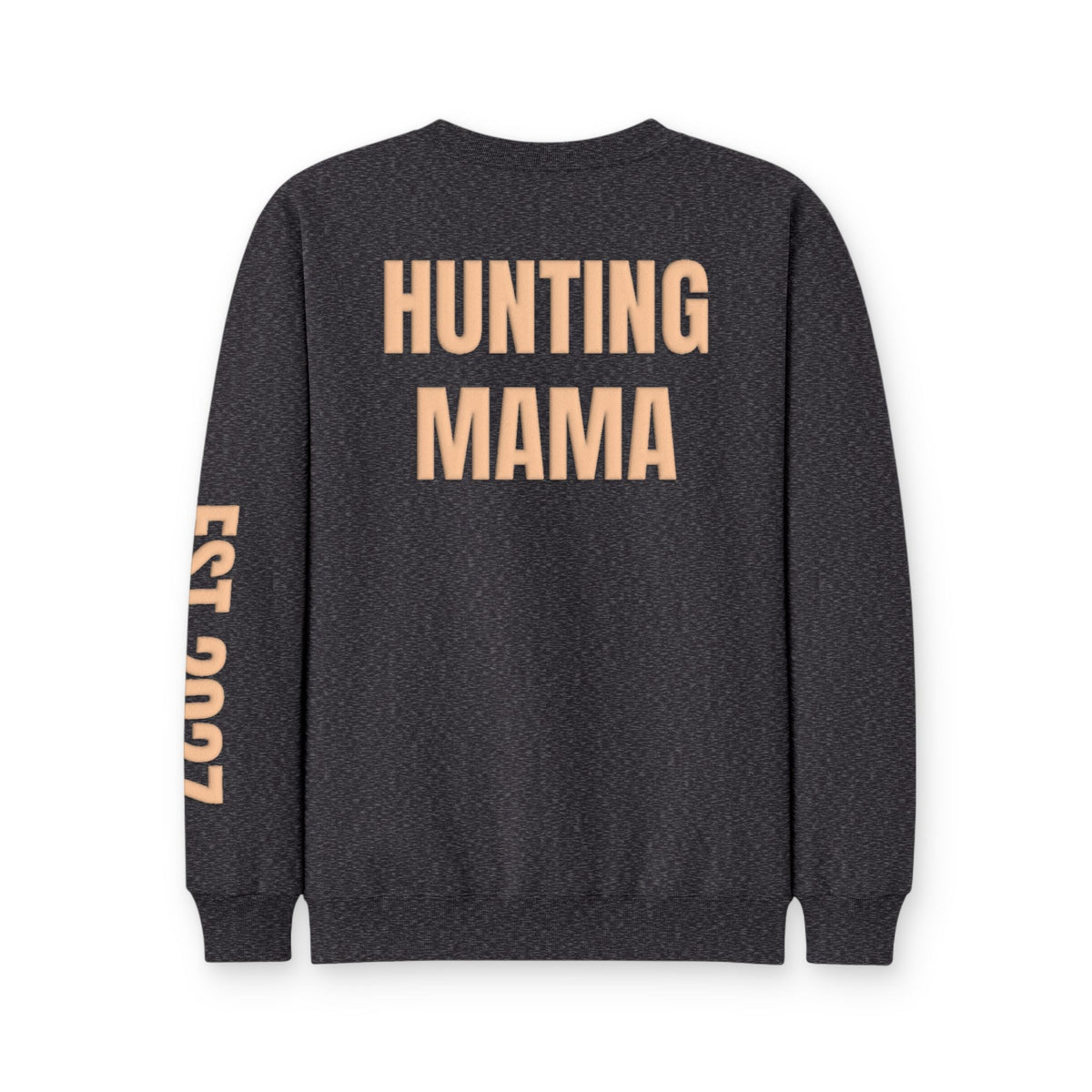 Personalized Hunting Mama Sweatshirt, Little Hunter on the Way Shirt, Hunter Orange Puff Sweatshirt, Custom Mom Hunting Gift