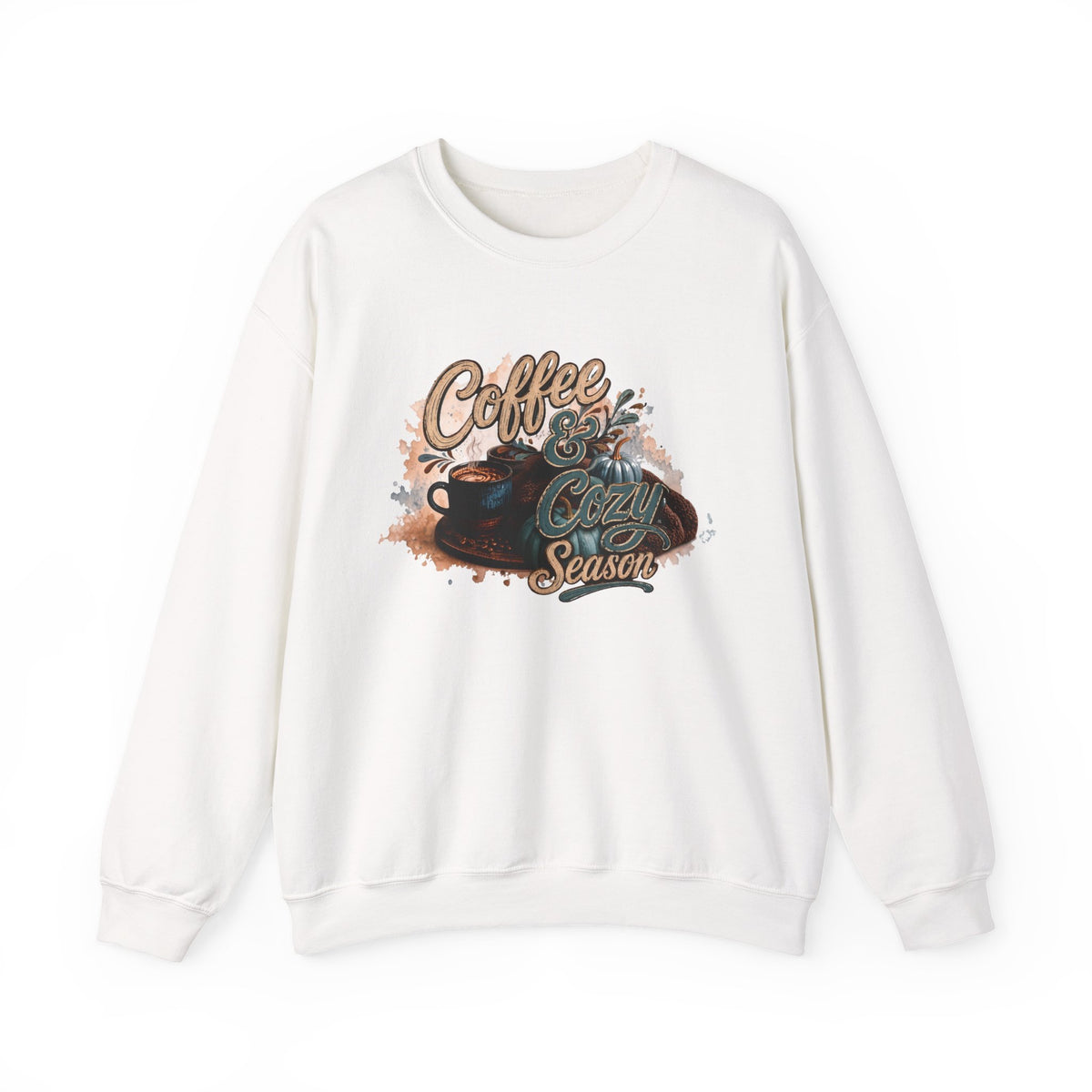 Coffee & Cozy Season Sweatshirt | Fall Coffee Lover Crewneck