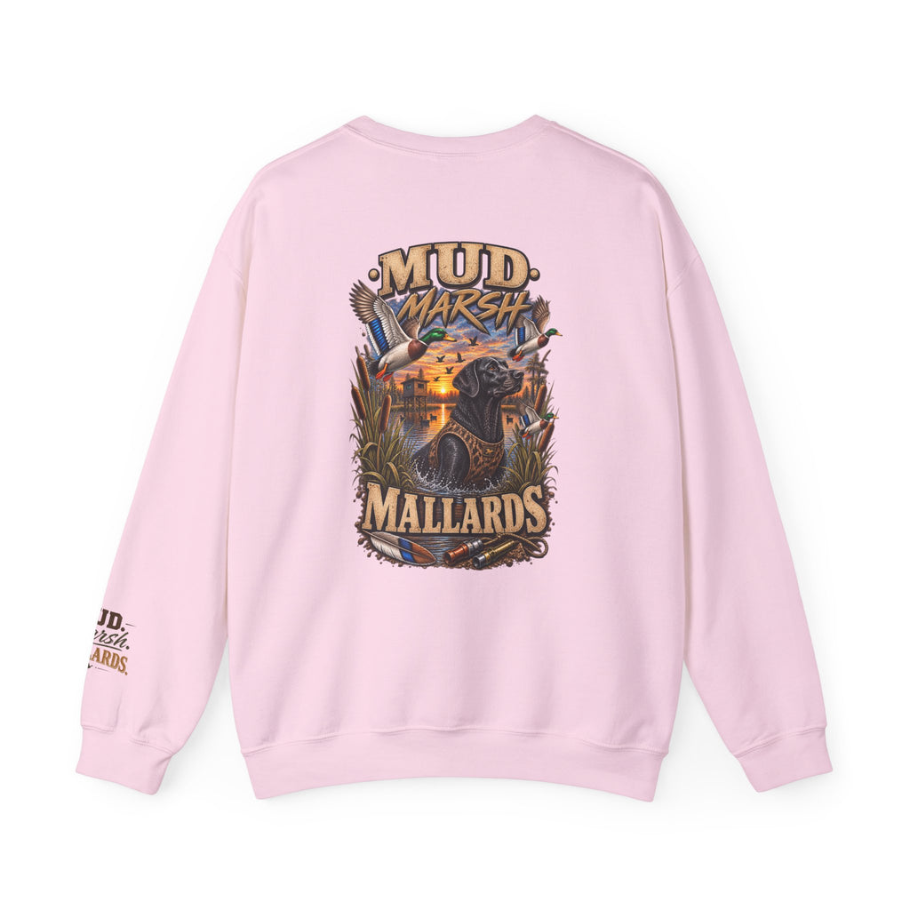 Safety Pink Duck Hunting Sweatshirt – Mallard Hunter Crewneck