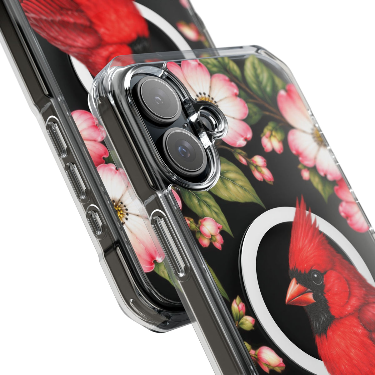 Clear Magnetic Phone Case — Cardinal Scene