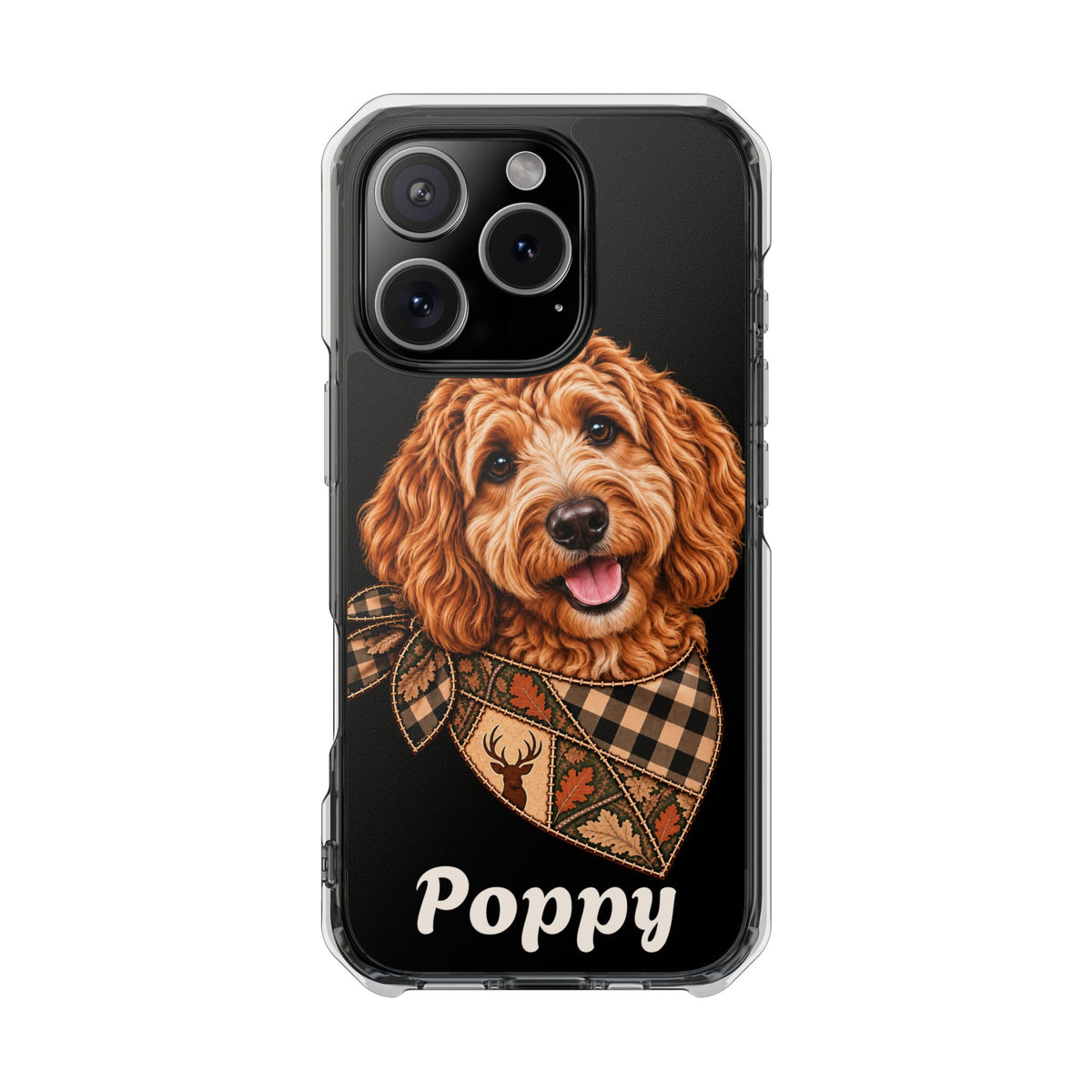 Clear Magnetic Phone Case — Doodle Personalized