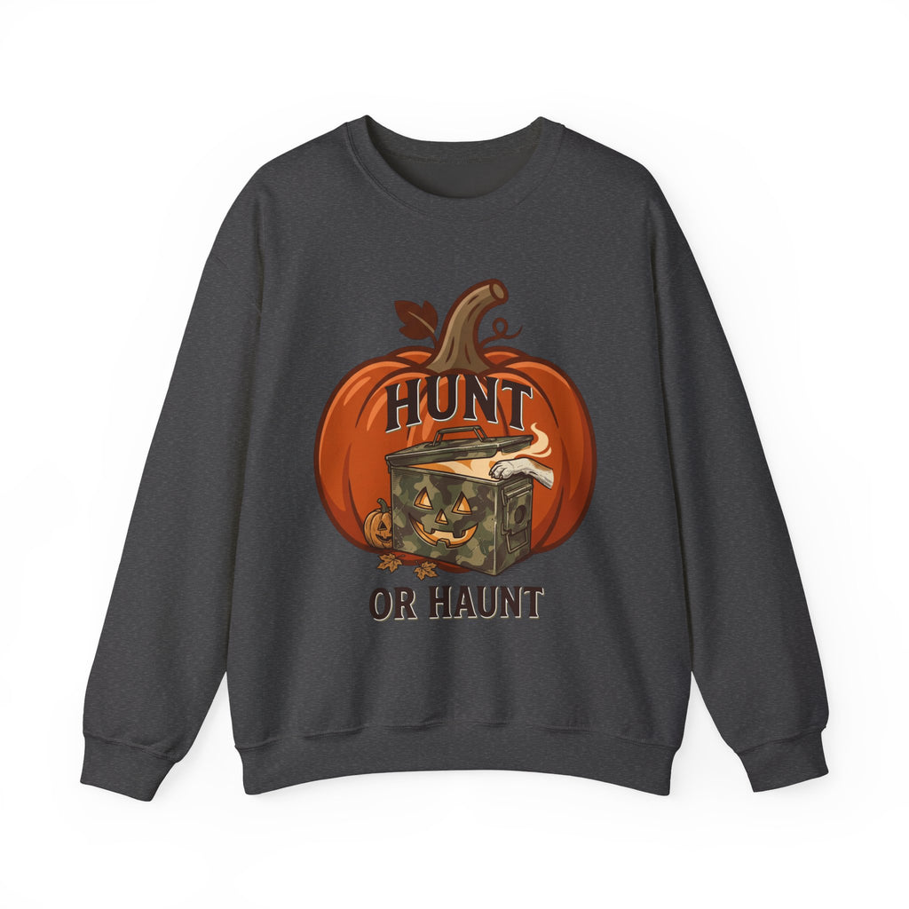 Hunt or Haunt Sweatshirt | Spooky Hunting, Halloween Pumpkin Camper