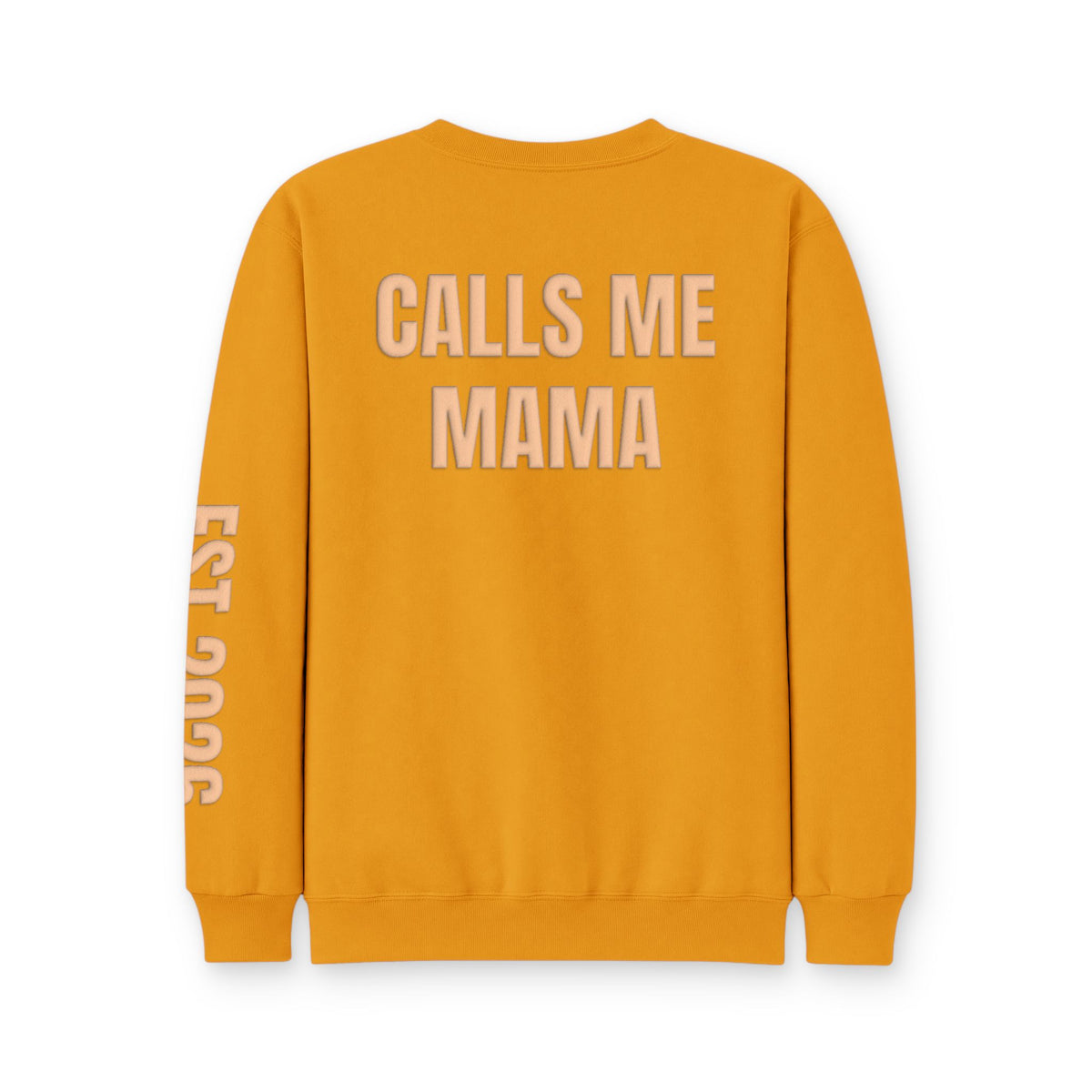 Personalized Hunting Mama Sweatshirt, My Favorite Hunting Buddy, Hunter Orange Puff Sweatshirt, Custom Hunting Mom Gift
