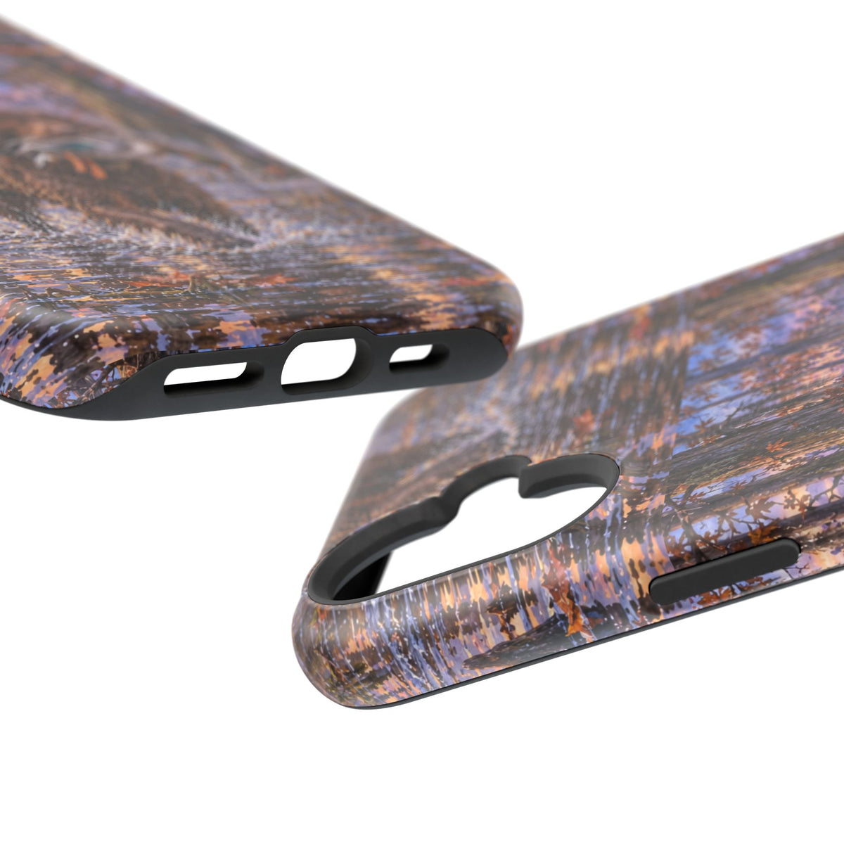 Clear Magnetic Phone Case — Boykin spaniel with Duck swamp