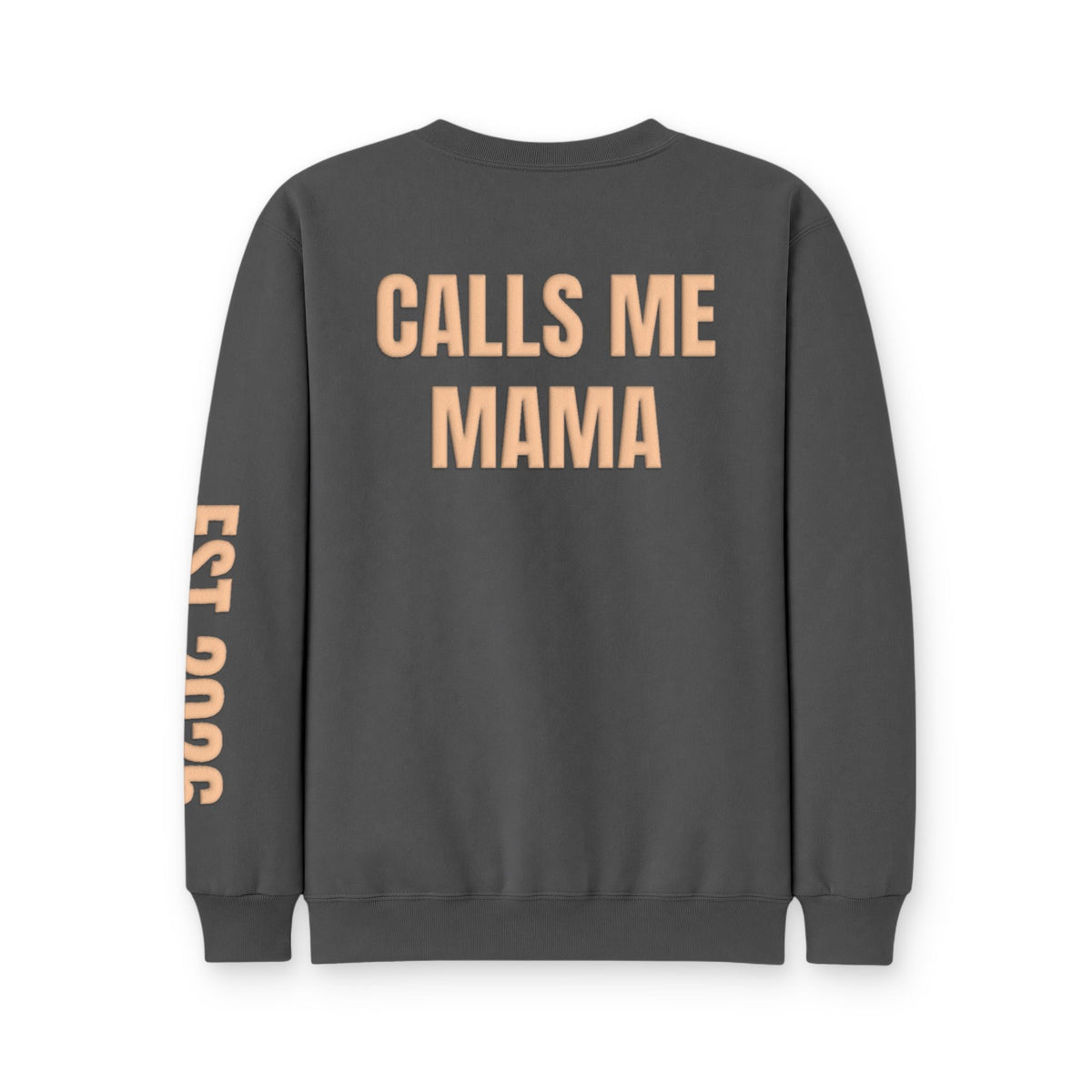 Personalized Hunting Mama Sweatshirt, My Favorite Hunting Buddy, Hunter Orange Puff Sweatshirt, Custom Hunting Mom Gift