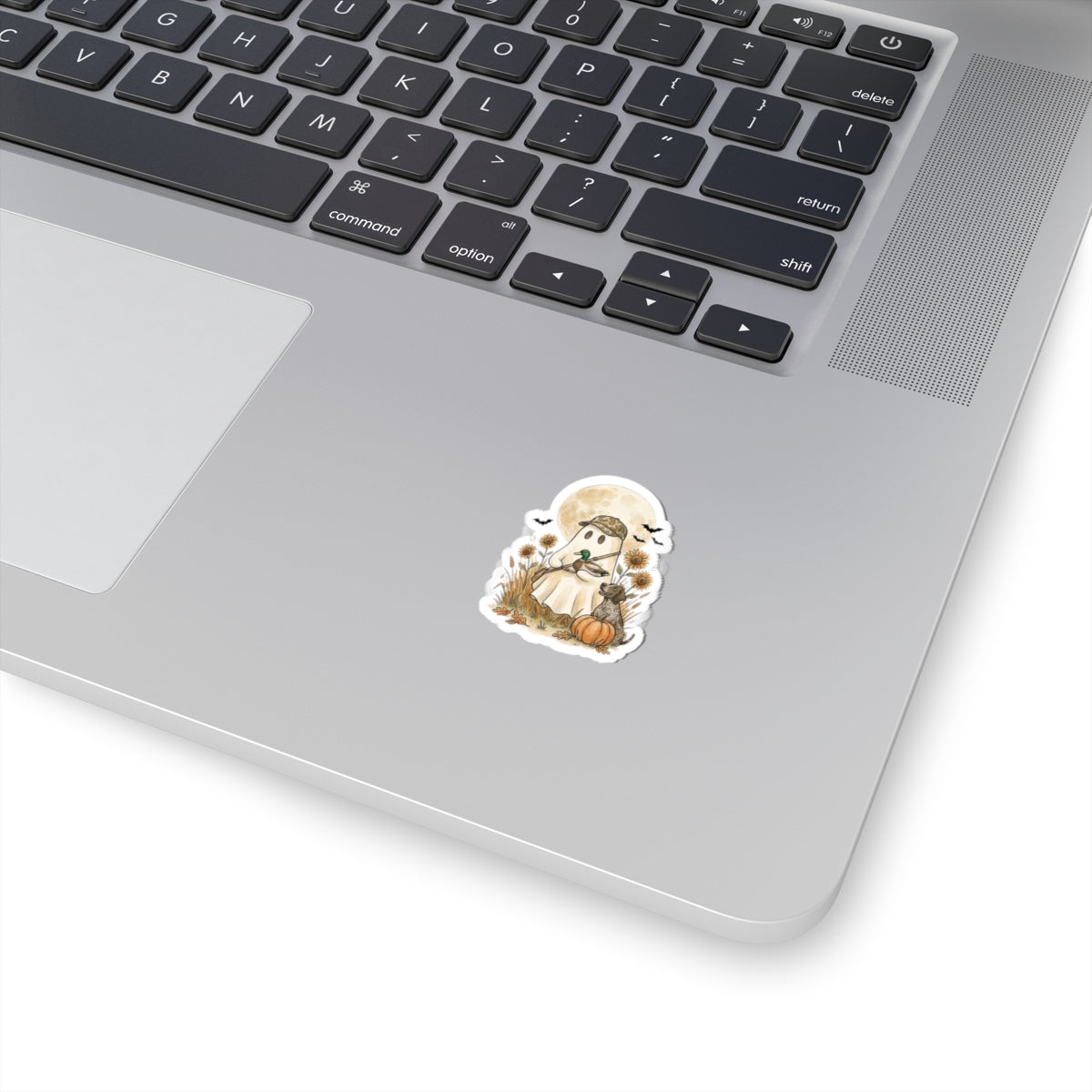 Duck Hunting Ghost Sticker | Spooky Hunting, Fall Pumpkin Sticker