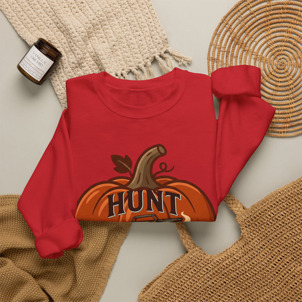 Hunt or Haunt Sweatshirt | Spooky Hunting, Halloween Pumpkin Camper