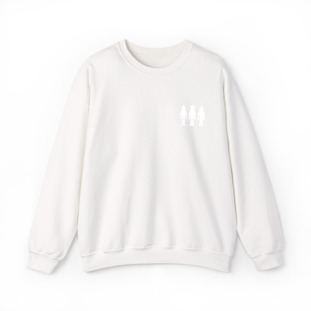 Three Nutcrackers Embroidered Crewneck Sweatshirt | Christmas Sweater