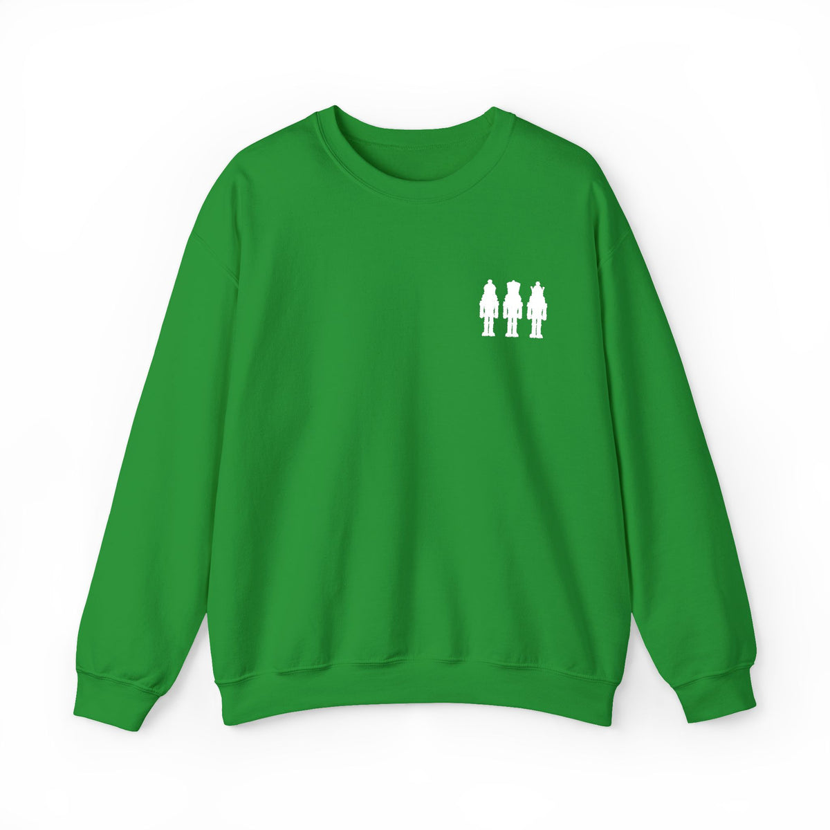 Three Nutcrackers Embroidered Crewneck Sweatshirt | Christmas Sweater