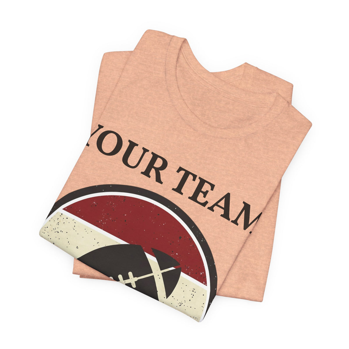 Retro Football Season Tee | Vintage Stripes Grunge Football Shirt