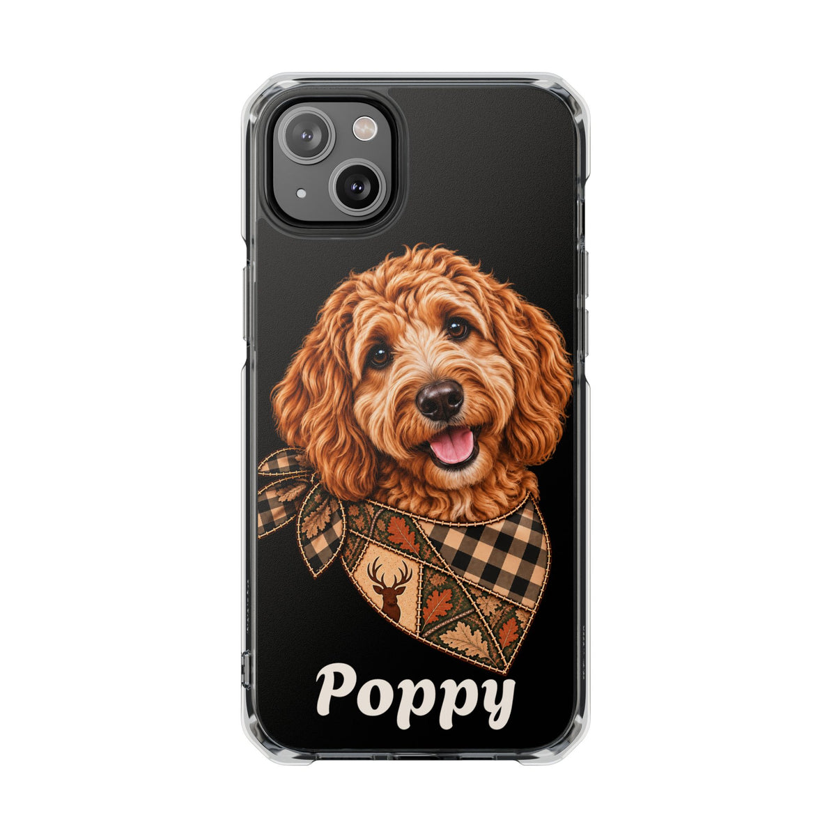 Clear Magnetic Phone Case — Doodle Personalized