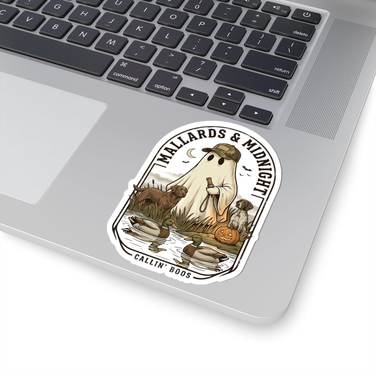 Ghost Hunting Duck Decoy Sticker | Spooky Hunting, Halloween Outdoors