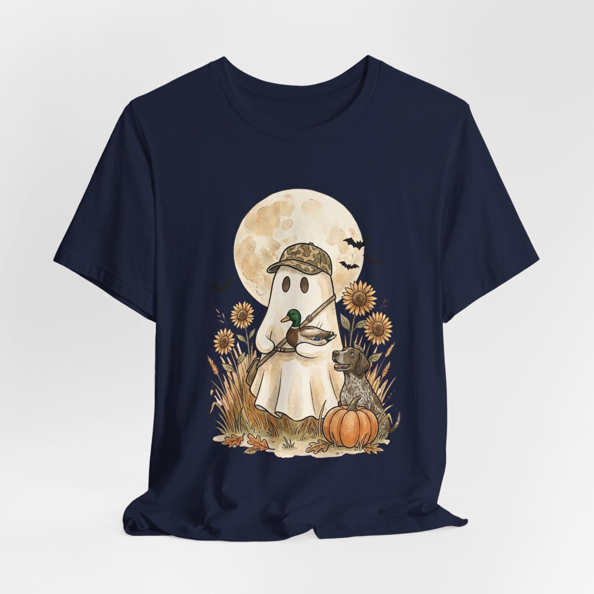 Ghost Hunting Tee | Spooky Hunting, Harvest Moon Halloween Shirt