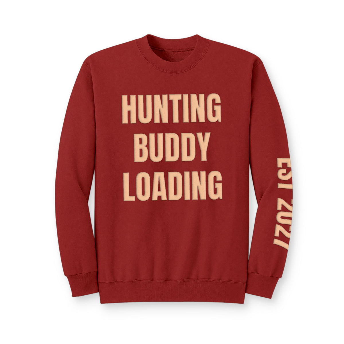 Personalized Hunting Mama Sweatshirt, Hunting Buddy Loading Shirt, Hunter Orange Puff Sweatshirt, Custom Mom Hunting Gift