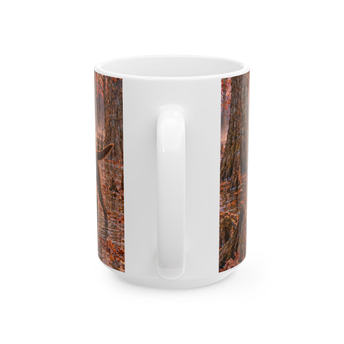 Duck Hunting Coffee Mug — Sunrise Marsh Scene Ceramic Mug (11oz & 15oz)