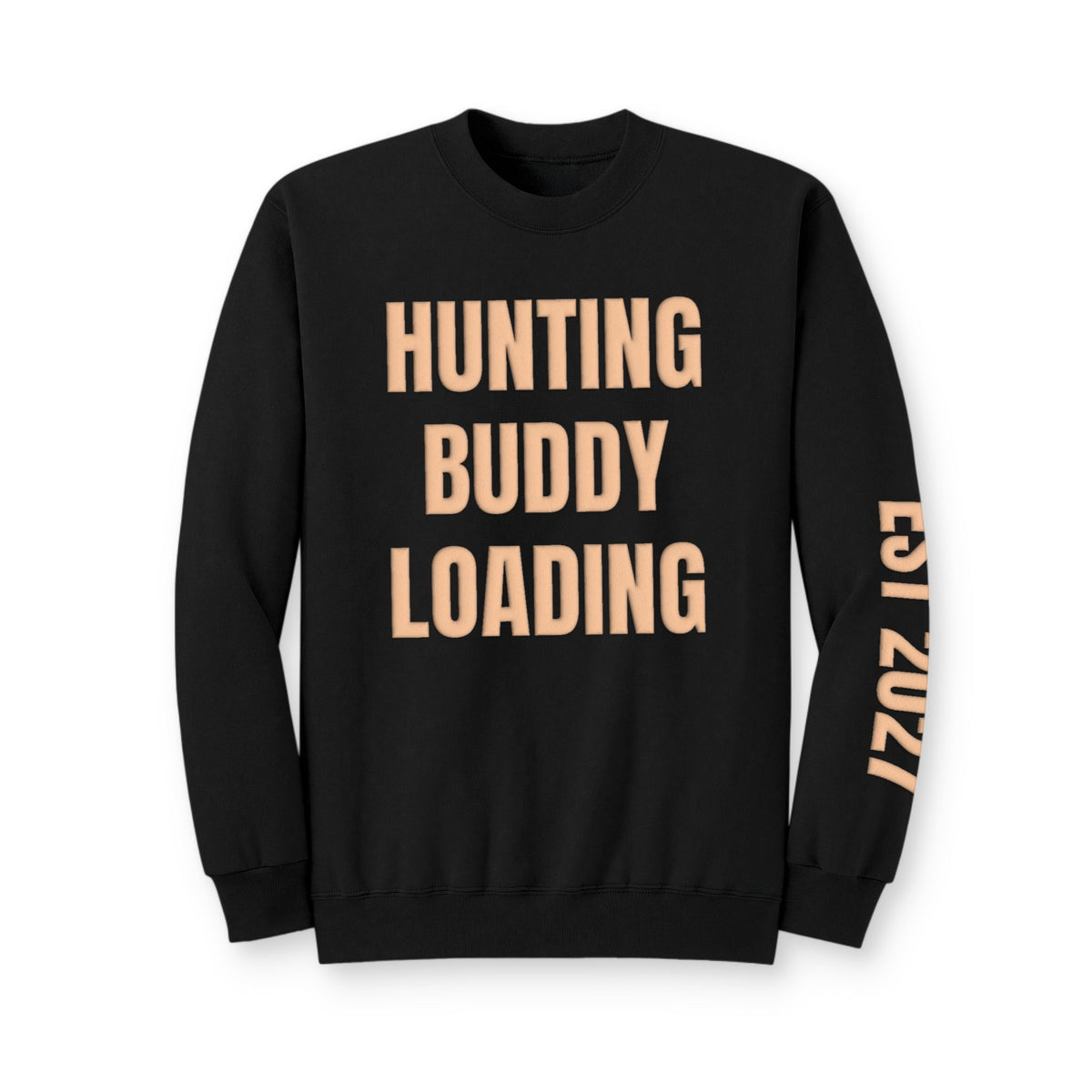 Personalized Hunting Mama Sweatshirt, Hunting Buddy Loading Shirt, Hunter Orange Puff Sweatshirt, Custom Mom Hunting Gift