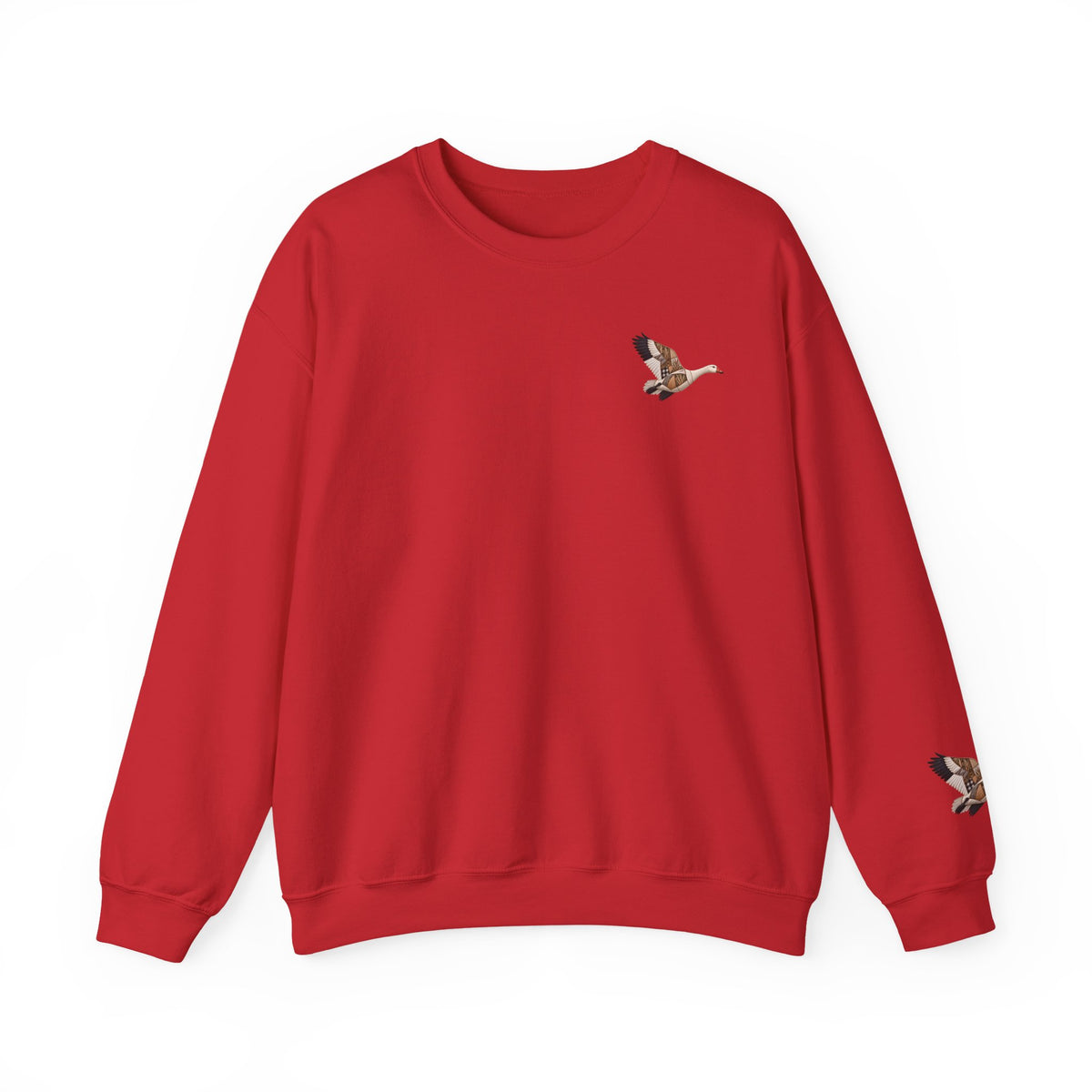 Faux Patchwork Snow Goose Shirt, Snow Geese Hunting Long Sleeve, Arkansas Waterfowl Hunter Gift