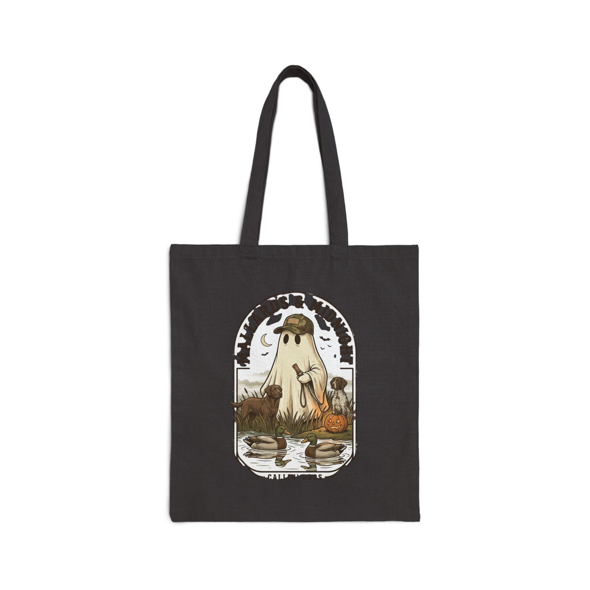 Mallards & Midnight Ghost Duck Tote | Spooky Hunting Halloween Tote