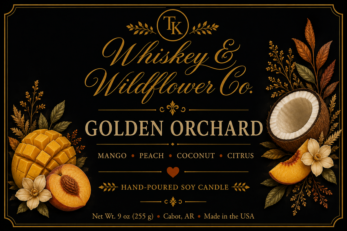 Golden Orchard Candle Amber Jar 9oz
