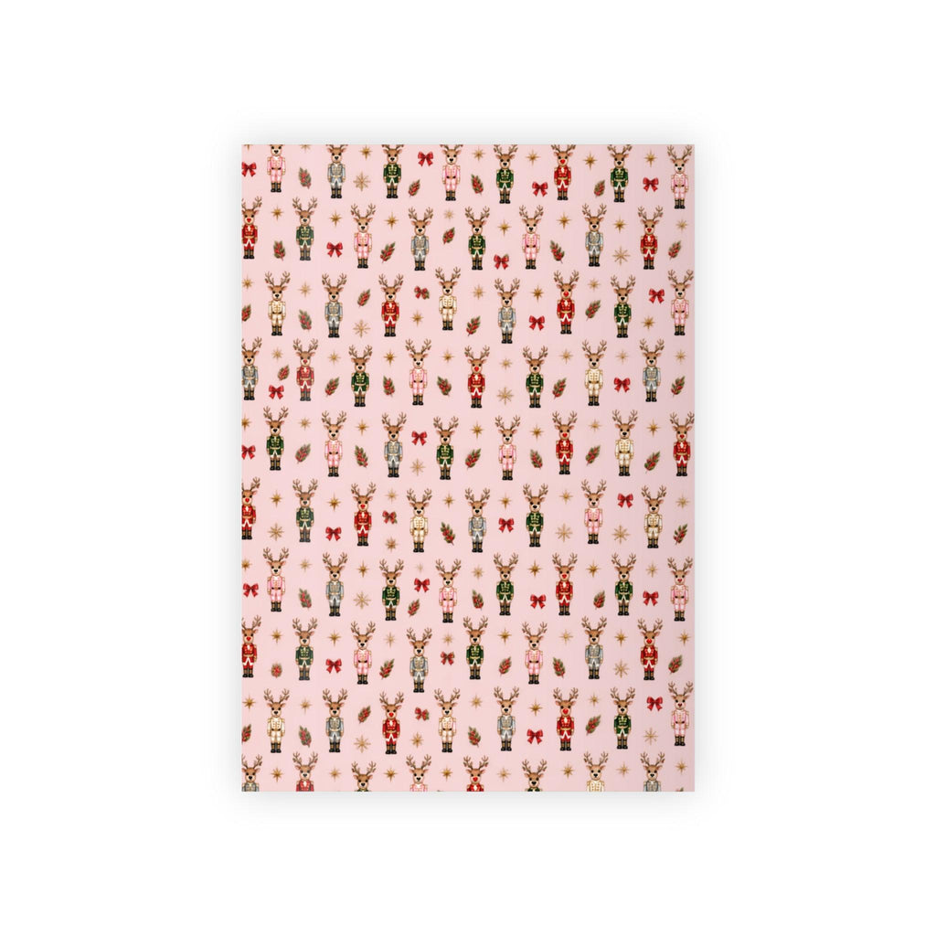 Wrapping Paper Roll Nutcracker Reindeer— Customizable 'Print It Your Way' Gift Wrap